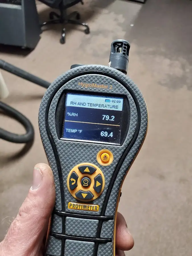 Moisture meter humidity assessment for Mold Remediation & Removal in Southern Pines